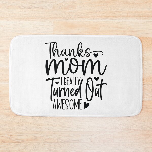 Item preview, Thanks Mom I Really Turned Out Awesome - Mom Quotes Retro Vintage Aesthetic Funny Mother Day Gift designed and sold by FuzionRaptor.
