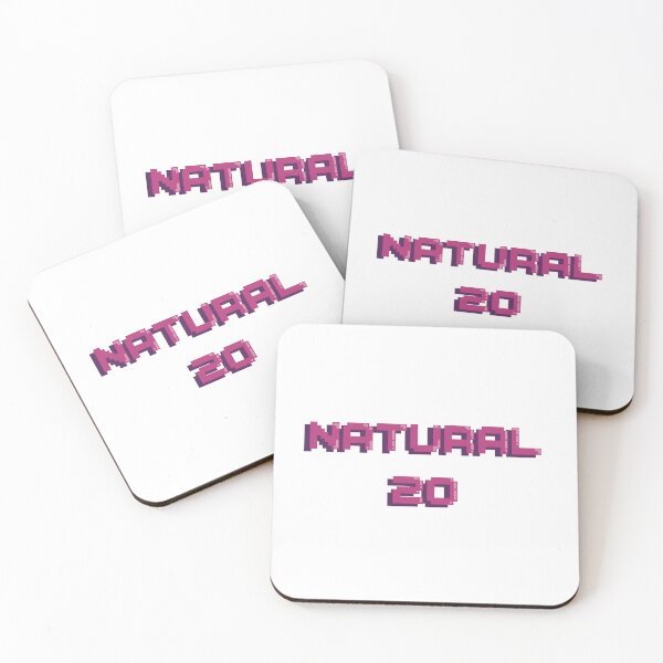 Item preview, Natural 20 Sticker D&D Tabletop RPG Decal designed and sold by alexmaushaus.