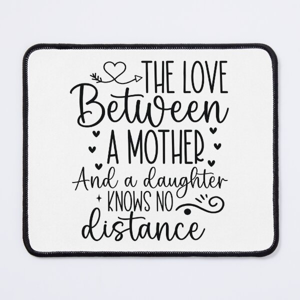 Item preview, Love Between Mother Daughter Knows No Distance - Mom Quotes Retro Vintage Aesthetic Family Gift designed and sold by FuzionRaptor.