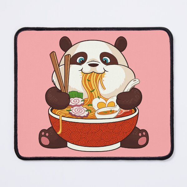 Item preview, Cute panda eating ramen designed and sold by JarquinDD.