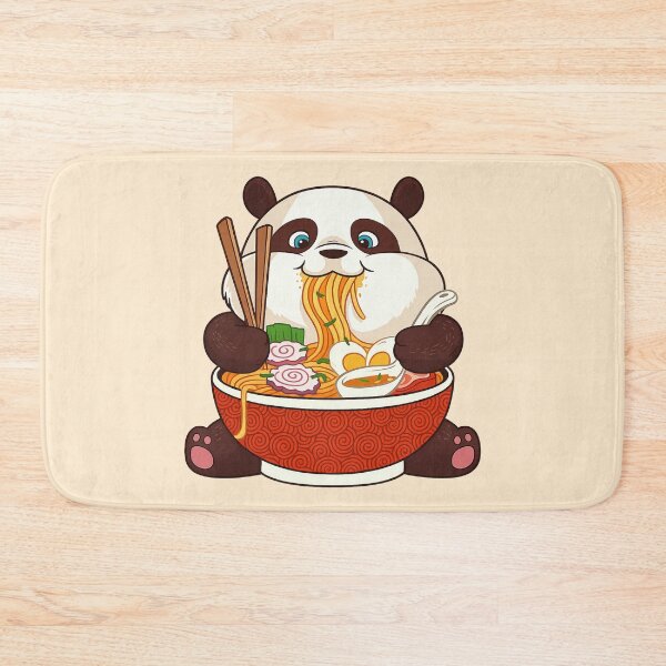 Item preview, Cute panda eating ramen designed and sold by JarquinDD.