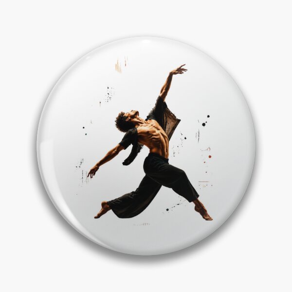Item preview, Dynamic Contemporary Dancer Abstract Ink Splash Art designed and sold by M'artes .