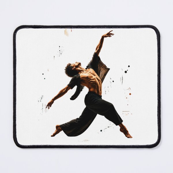 Item preview, Dynamic Contemporary Dancer Abstract Ink Splash Art designed and sold by M'artes .