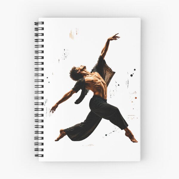 Item preview, Dynamic Contemporary Dancer Abstract Ink Splash Art designed and sold by M'artes .