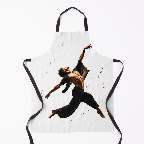 Item preview, Dynamic Contemporary Dancer Abstract Ink Splash Art designed and sold by M'artes .