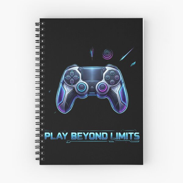 Item preview, Play Beyond Limits Gaming Controller Neon Gamer Design | Cyberpunk Esports T-Shirt Sticker designed and sold by Bhaskar Digital Art.