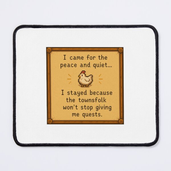 Item preview, Stardew Valley Joke Chicken designed and sold by generalbonkers.