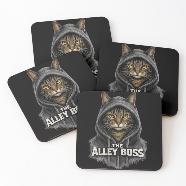 Item preview, The Alley Boss Cat Hoodie | Street Cat Graphic T-Shirt | Urban Tabby Cat Design | Cool Cat Lover Gift designed and sold by Kittcatking.
