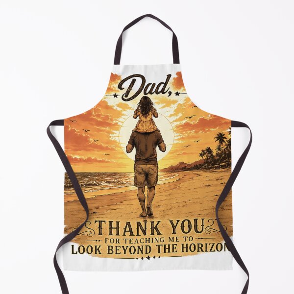 Item preview, Dad Thank You for Teaching Me to Look Beyond the Horizon | Father Daughter Sunset Vintage Design | Father's Day Gift designed and sold by Kittcatking.