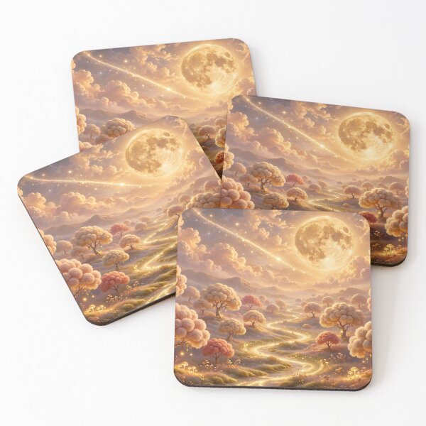 Item preview, Golden moon showing the way designed and sold by FantasyPearl.