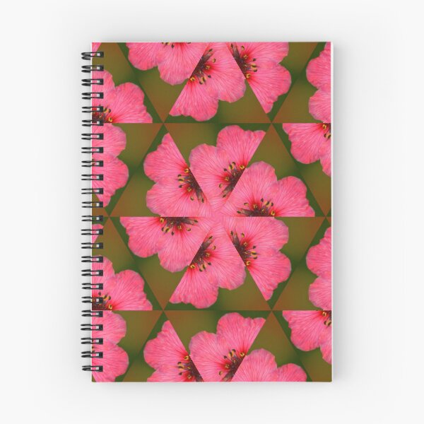 Item preview, Geometric Pink Blossom Pattern designed and sold by SilentBloomLab.