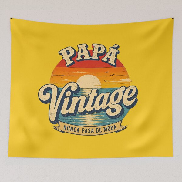 Item preview, Vintage Dad Never Goes Out of Style | Retro Sunset Father's Day Gift | Vintage Dad T-Shirt Design designed and sold by Kittcatking.