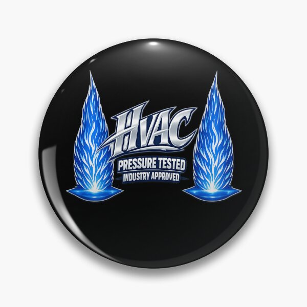 Item preview, HVAC Pressure Tested - Industry Approved Blue Flame Trade Design designed and sold by FrozenHeat97.