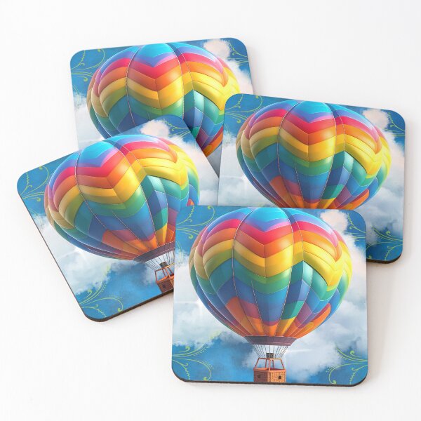 Item preview, Colorful Hot Air Balloon designed and sold by MountainRoisin.