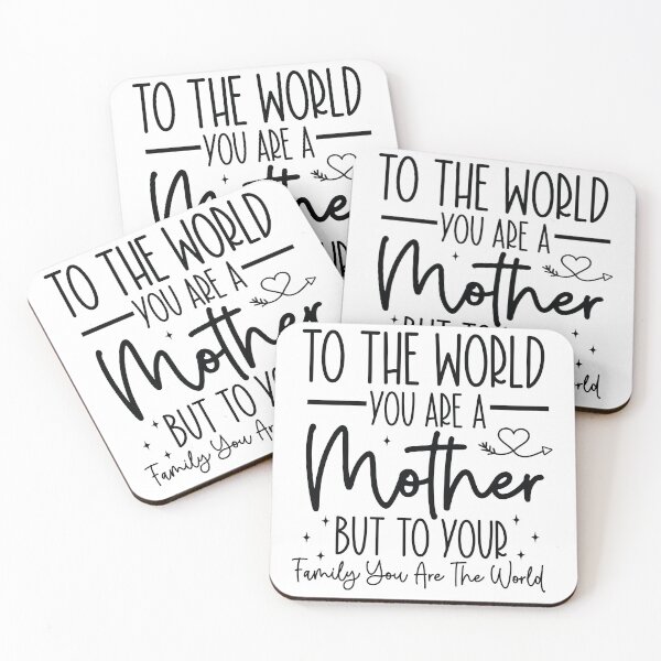 Item preview, To The World You Are A Mother Family The World - Mom Quotes Retro Vintage Aesthetic Family Gift designed and sold by FuzionRaptor.