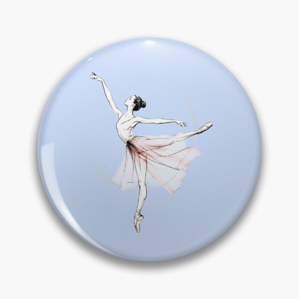 Item preview, Minimalist Elegant Ballerina Ballet Sketch Art designed and sold by M'artes .