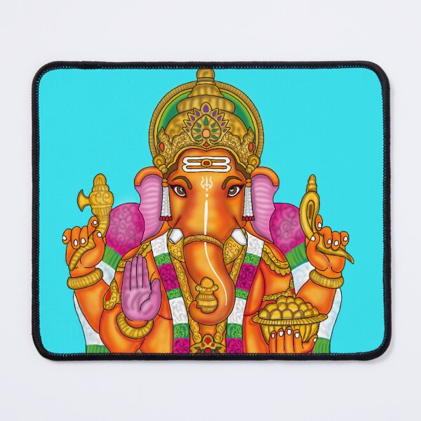 Item preview, Lord Ganesha Artwork | Divine Ganpati Digital Art for Hindu Devotees designed and sold by Harshit_Digital_Arts.