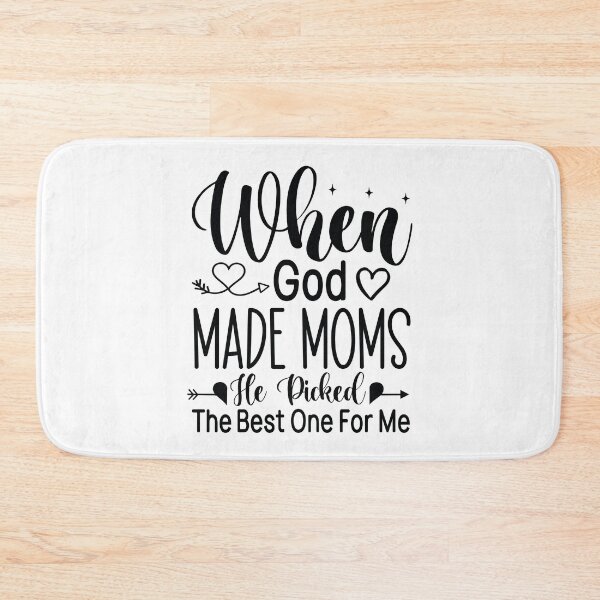 Item preview, When God Made Moms He Picked The Best One For Me - Mom Quotes Retro Vintage Aesthetic Cute Gift designed and sold by FuzionRaptor.