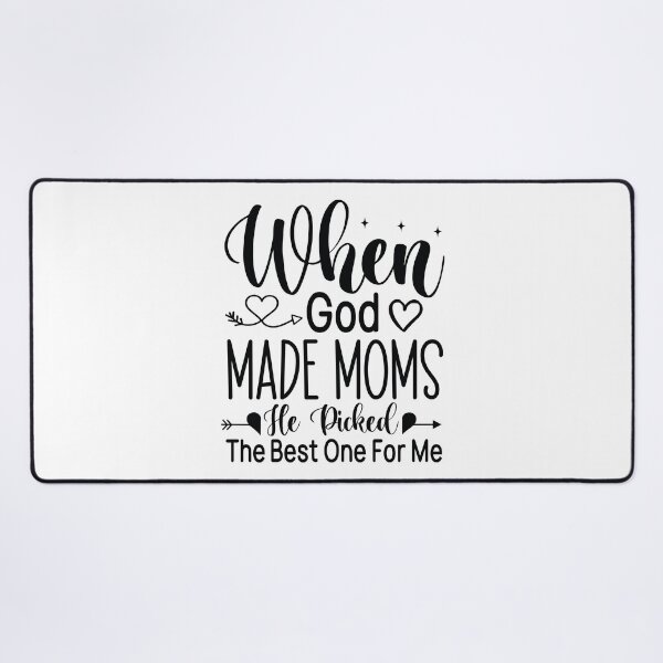Item preview, When God Made Moms He Picked The Best One For Me - Mom Quotes Retro Vintage Aesthetic Cute Gift designed and sold by FuzionRaptor.