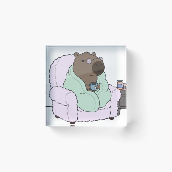 Item preview, Cozy Koa the Capybara - Chonkibao Weekend Mood designed and sold by Chonkibao.