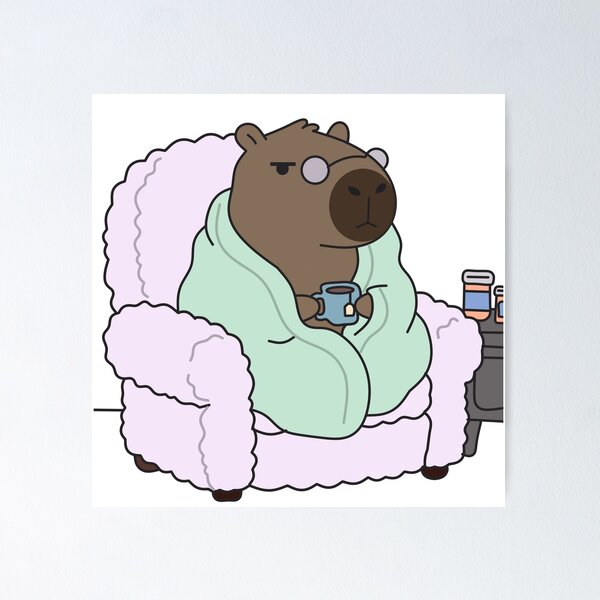 Item preview, Cozy Koa the Capybara - Chonkibao Weekend Mood designed and sold by Chonkibao.