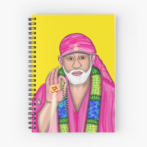 Item preview, Shirdi Sai Baba Artwork | Spiritual Saint Digital Painting Illustration designed and sold by Harshit_Digital_Arts.
