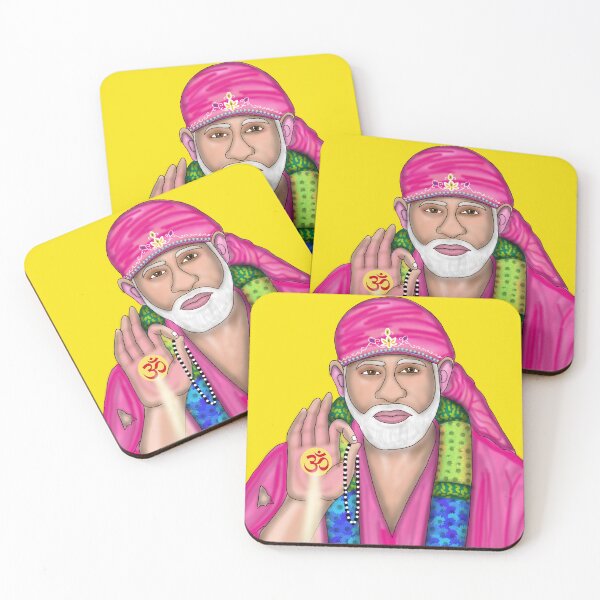 Item preview, Shirdi Sai Baba Artwork | Spiritual Saint Digital Painting Illustration designed and sold by Harshit_Digital_Arts.