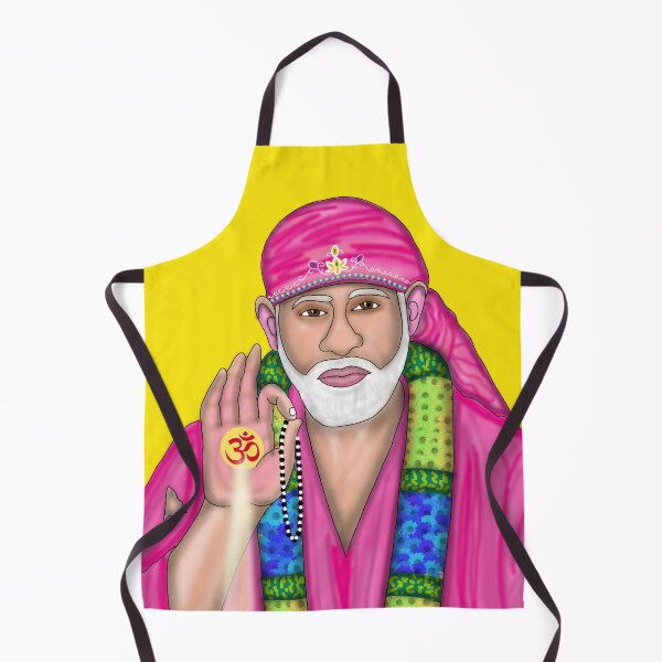 Item preview, Shirdi Sai Baba Artwork | Spiritual Saint Digital Painting Illustration designed and sold by Harshit_Digital_Arts.