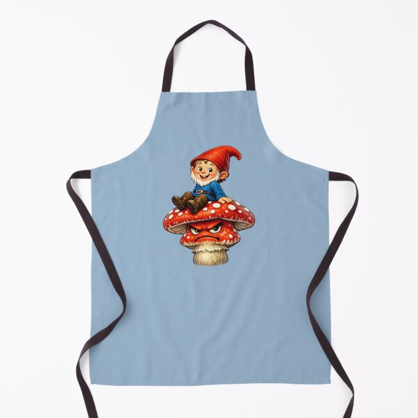 Item preview, Personal Space? Not Today! Funny Gnome & Angry Mushroom designed and sold by Alpine-Ink.