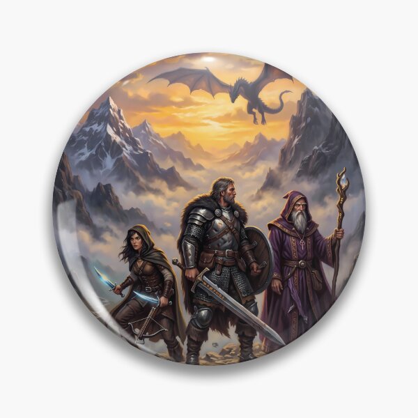 Item preview, Art Dragon Epic Dark Fantasy RPG Sci Fi designed and sold by ART ATTACK ZONE.