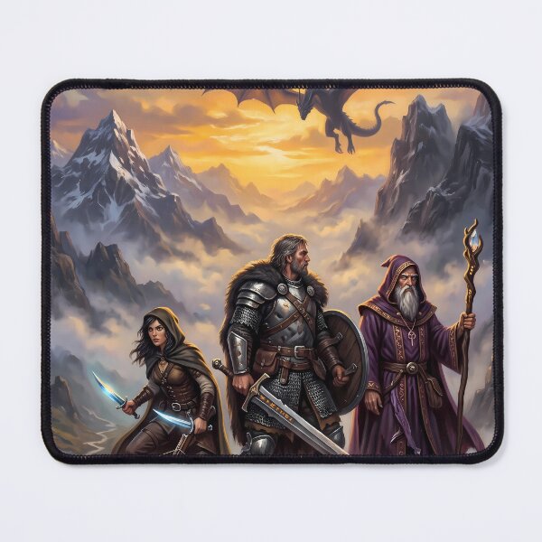 Item preview, Art Dragon Epic Dark Fantasy RPG Sci Fi designed and sold by ART ATTACK ZONE.