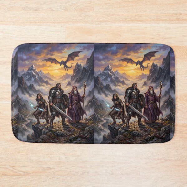 Item preview, Art Dragon Epic Dark Fantasy RPG Sci Fi designed and sold by ART ATTACK ZONE.