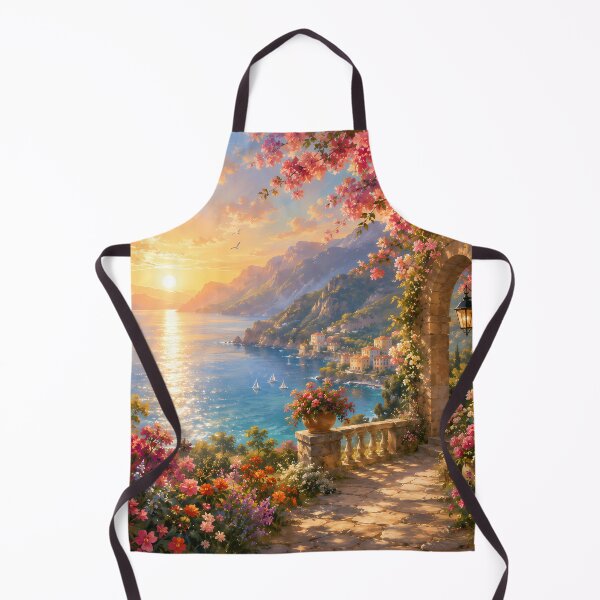 Item preview, Sunlit Mediterranean Bloom | Coastal Garden Paradise designed and sold by Genesis-Ink.