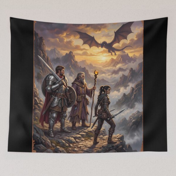 Item preview, Paint Dragon Epic Dark Fantasy RPG Sci Fi designed and sold by ART ATTACK ZONE.