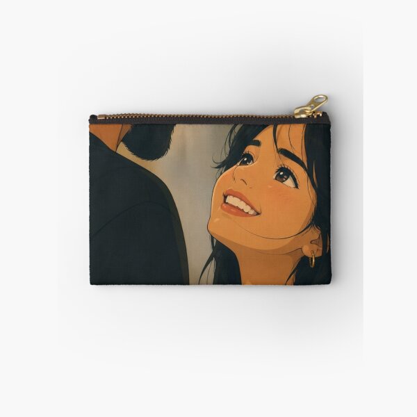 Item preview, Cute Anime Couple Looking in Love Romantic Aesthetic Art designed and sold by     Pink Chaos Club.