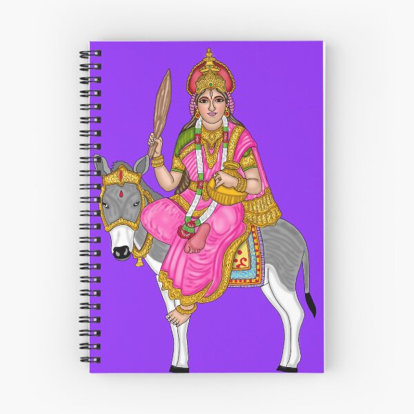 Item preview, Goddess Sheetla Artwork | Divine Hindu Goddess Digital Painting Illustration designed and sold by Harshit_Digital_Arts.