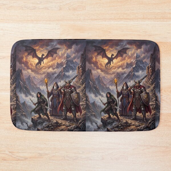 Item preview, Draw Dragon Epic Dark Fantasy RPG Sci Fi designed and sold by ART ATTACK ZONE.