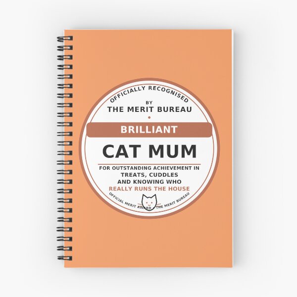 Item preview, Brilliant Cat Mum Gift | Funny Cat Mom & Pet Lover Award designed and sold by TheMeritBureau.