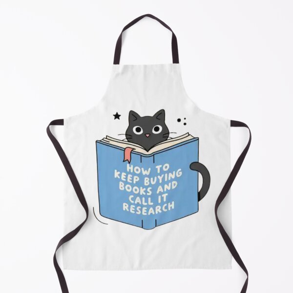 Item preview, Cute Black Cat Reading Books Funny Book Lover Gift for Readers and Bibliophiles designed and sold by Charonde.