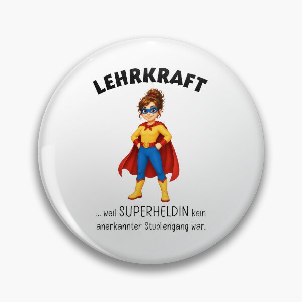 Artikelvorschau, Lehrkraft Superhelden Lehrerin Lehrerhumor entworfen und verkauft von Abenteuer Grundschule.