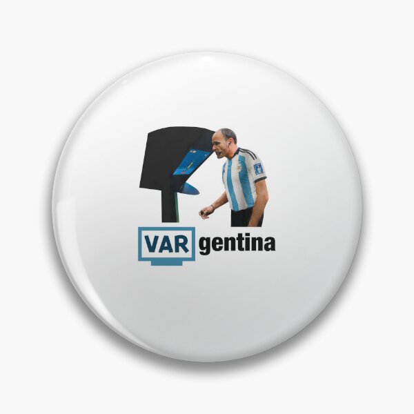 Item preview, VARgentina Funny VAR Referee Arg Football Meme designed and sold by nojany.
