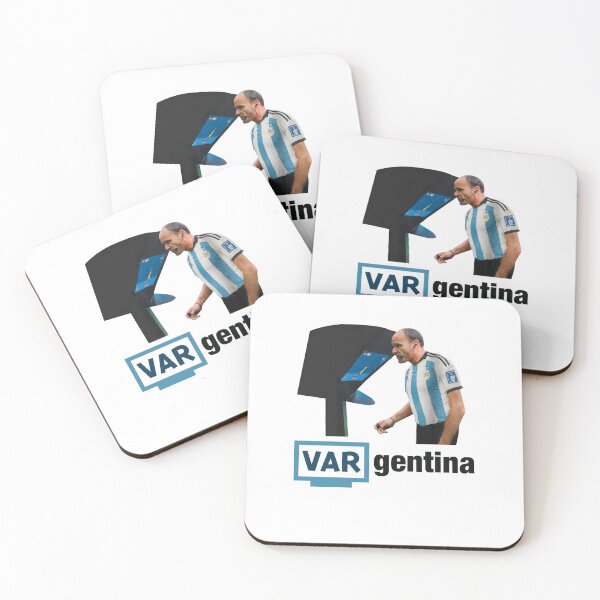 Item preview, VARgentina Funny VAR Referee Arg Football Meme designed and sold by nojany.