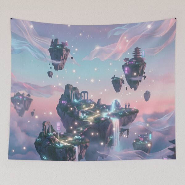 Item preview, Sky Planet Fantasy RPG Sci Fi Art designed and sold by ART ATTACK ZONE.