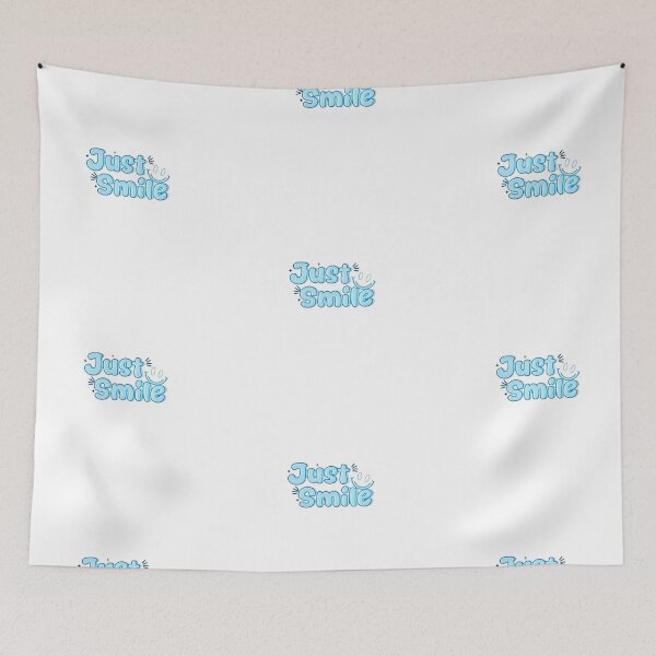 Item preview, Just Smile Typography Design designed and sold by WISDOMCHARLES.