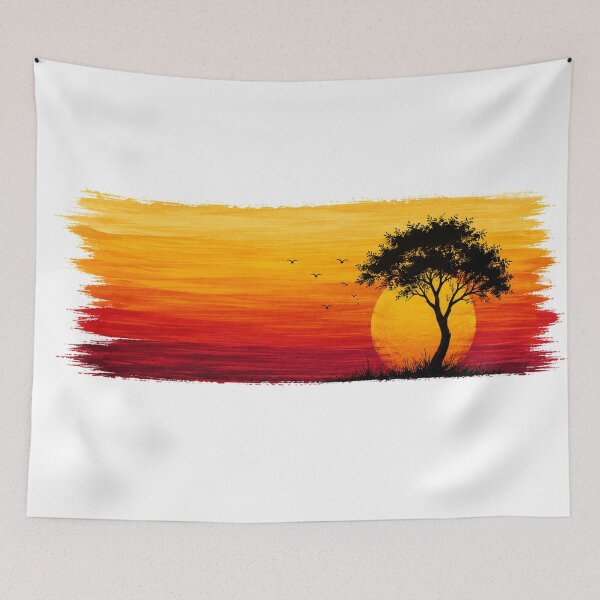 Item preview, Golden Sunset Beneath the Acacia Tree designed and sold by  Nature in Focus.