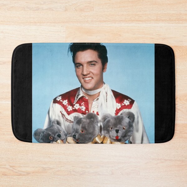 Item preview, Elvis Presley Vintage Teddy Bear Photo - Classic 1957 King of Rock 'N' Roll designed and sold by ElvisVintagePosters.