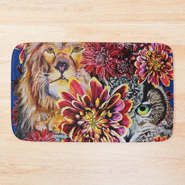 Item preview, Lion, Green Eyed Owl Background 6 designed and sold by nastiaart.