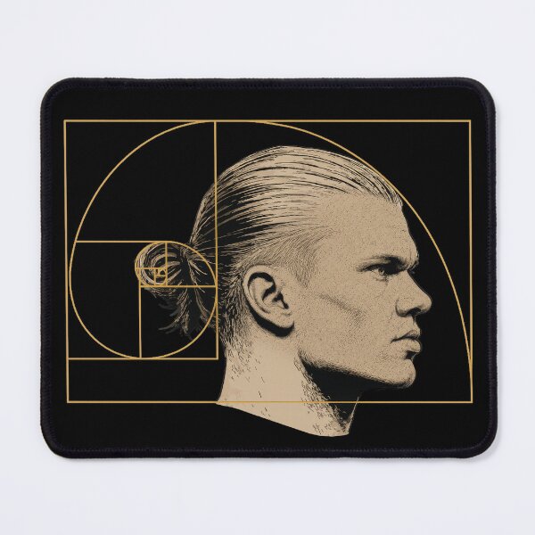 Item preview, Erling Haaland Golden Ratio Man Bun designed and sold by pixiedustpaint.
