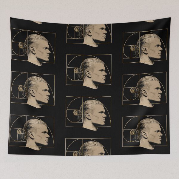 Item preview, Erling Haaland Golden Ratio Man Bun designed and sold by pixiedustpaint.