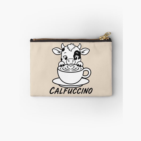 Item preview, ☕ BREWED BEASTIES COLLECTION ☕ - FARM FRIENDS - Calfuccino designed and sold by WheelieGdArt.